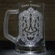 Сувенирный бокал для пива с гравировкой Слава Україні - Герб