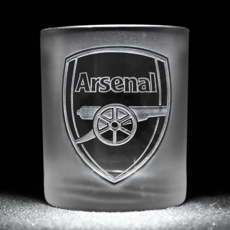 Склянка для віскі з гравіюванням логотипу ФК Арсенал Arsenal FC