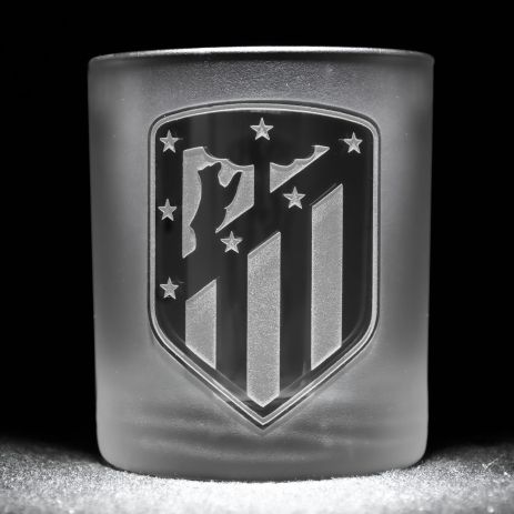 Стакан для виски с гравировкой логотипа ФК Атлетико Мадрид Club Atlético de Madrid