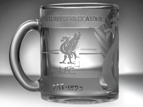 Чашка с гравировкой Ливерпуль, FC Liverpool, SandDecor