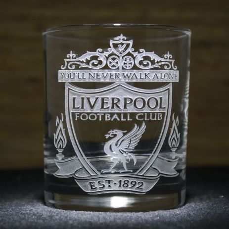 Склянка для віскі з гравіюванням ФК Ліверпуль, глянець SandDecor