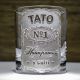 Склянка для віскі з гравіюванням напису ТАТО №1 Найкращий у світі - подарунок татові