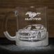 Чашка для чая и кофе с гравировкой Ford Mustang