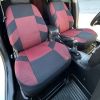 Авточехлы Renault Logan II (Logan 2) красные