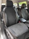 Накидки на передні алькантарські сидіння Toyota Camry 55 чорні