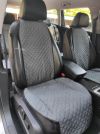 Накидки на передні сидіння алькантару Ford Transit V348 (2+1) сірі