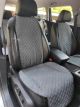 Накидки на передні сидіння алькантару Dacia Logan сірі