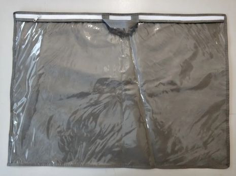 Упаковка для подушки, домашнего текстиля (50х70 см, ПВХ 70, серая, 10 шт/упаковка)