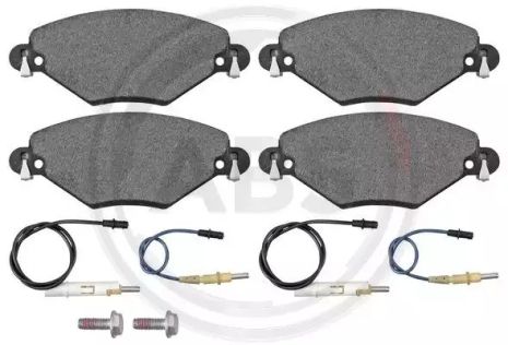 Колодки передние тормозные Citroen C5 01-(Bosch), ABS(37277)