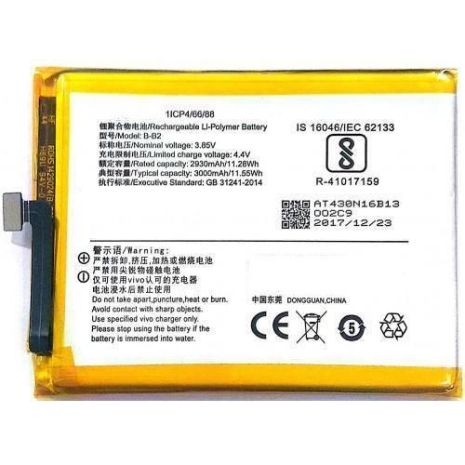 Акумулятор Vivo B-B2 Y66 Y67 3000 mAh [Original PRC] 12 міс. гарантії