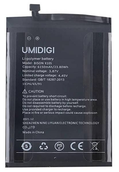Акумулятори для Umidigi Bison X10S / Bison X10G / 6150 mAh [Original PRC] 12 міс. гарантії