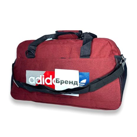 Спортивная сумка 25 л одно отделение внутренний карман наружные карманы размер: 50*28*18 см бордовый