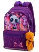Дитячий рюкзак для дівчинки1103 фронтальна кишеня, іграшка-ведмедик WinnerOne/SkyName раз20*10*30см бузковий