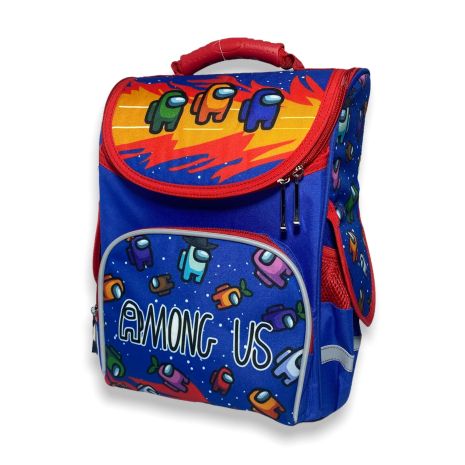 Школьный ранец, для мальчика988991органайзер светоотражатели,размер: 35*25*13 см, синий "Among"