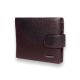 Мужской кошелек кожаный Cardinal 304 3 отдела для купюр 5 отделов для карточек размер 11*10*3 см коричневый