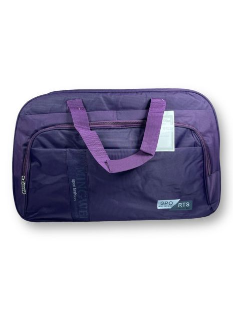Дорожная сумка, 40 л, Sports, 1 отделение, два дополнительных кармана, регулируемый съемный ремень, размеры: 58*36*20 см, фиолетовый