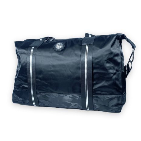 Дорожня універсальна сумка 25 л FEIFANLITUO 1 відділ додаткові кармани нейлон розмір: 45*35*15 см чорна