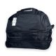 Дорожная сумка на колесах Jack Lu, с расширением, 1 отдел, фронтальный карман, размер: 60*38(50)*33 см, черный