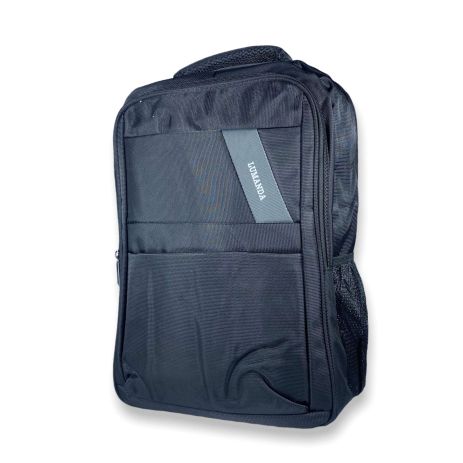 Міський рюкзак 25 л, два відділи, USB роз'єм + кабель, 2 кармани фронтальних, розмір: 45*35*16 см, чорно-сірий