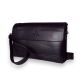 Мужской кошелек клатч Langsa портмоне из экокожи три отдела дополнительные карманы размер: 22*15*5 см коричневый