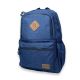 Рюкзак міський, 15 л, два відділи, кармани на спинці, бокові кишені, 8093, розміри: 42*30*13 см, синій