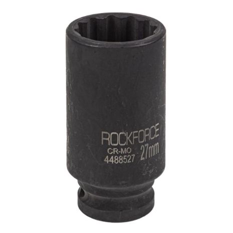 Головка ударная глубокая 1/2", 27мм (12гр.) ROCKFORCE RF-4488527