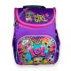 Шкільний рюкзак Space для дівчинки, одне відділення, бічні кишені, розмір: 33*28*15 см, бузковий Лол