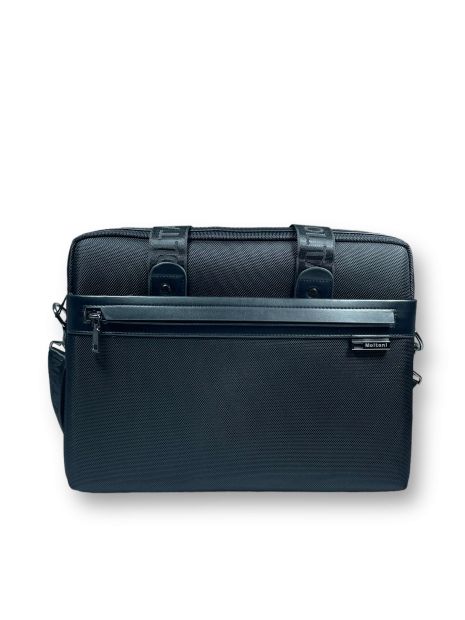 Сумка через плече Moltani оксфорд одно відділення два фронтальні кармани задній карман розмір: 28*36*10 см, чорна