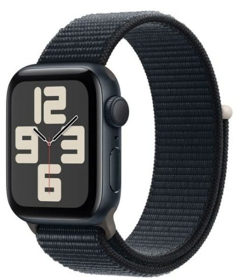 Смарт-годинник Apple Watch SE GPS 44mm Midnight Aluminium Case with Midnight Sport Loop (MREA3QP/A)