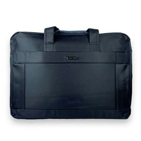 Портфель для ноутбука Zhaocaique, два відділення, кармани, ремень, розмір 45*35*10 см чорний