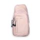 Слінг сумка жіноча через плече Flower два відділення екошкіри розміри 27*15*7см рожевий