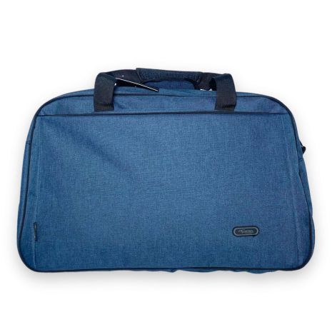 Дорожная сумка Favor, одно отделение, фронтальный карман, съемный ремень, ножки на дне размер 55*35*23см синяя