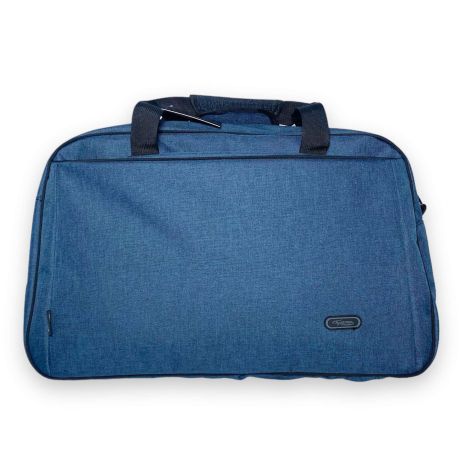 Дорожня сумка Favor, одне відділення, фронтальна кишеня, ремінь, що знімається, ніжки на дні розмір 55*35*23см синя