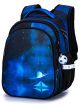 Рюкзак школьный для мальчика R1-030 ортопедическая спинка,SkyName(Winner)размеры: 37*30*16 см, черно-синий