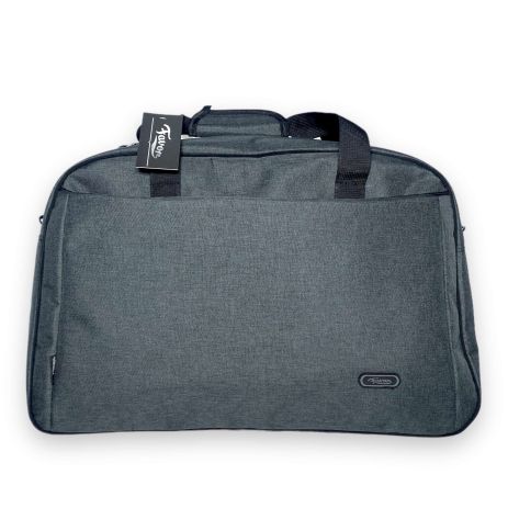 Дорожня сумка Favor, одне відділення, фронтальний карман, знімний ремень, ніжки на дні, розмір 55*35*23см сіра