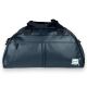 Спортивна сумка, одне відділення, фронтальна кишеня на замку, ремінь, що знімається, розмір 46*23*19 см, чорна принт 1