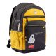 Школьный рюкзак YES, два отделения, два фронтальных кармана, боковые карманы, размер: 44*29*16 см, серо-желтый Гусь