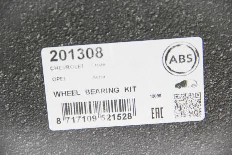 Підшипник маточини передній Opel Astra J/Chevrolet Cruze 09-, ABS (201308)