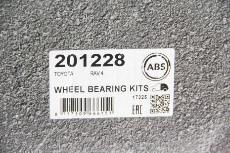 Підшипник маточини задній Toyota RAV 4 II 00-05, ABS (201228)
