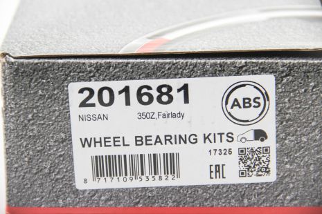 Подшипник ступицы задний Nissan 350Z Coupe/Roadster 02-08, ABS (201681)