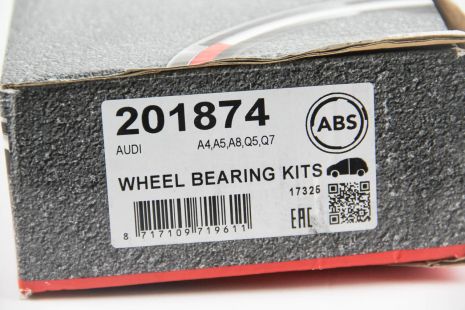 Подшипник ступицы передний Audi A4/A5/A6/Q5 15-, ABS (201874)