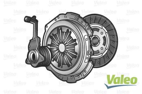 Комплект зчеплення LOGAN MCV 1.6 16V 07- (200 mm), VALEO (834132)