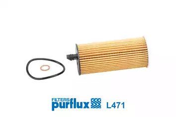 Фильтр масла BMW 3/5 09- X5 2.0D 2013-, PURFLUX (L471)