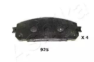 Колодки передні гальмівні Jeep Cherokee 2.0-3.2 13-, ASHIKA (5009925)