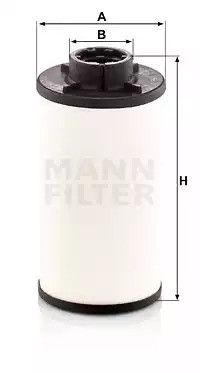 Фильтр масла, MANN-FILTER (H6003Z)