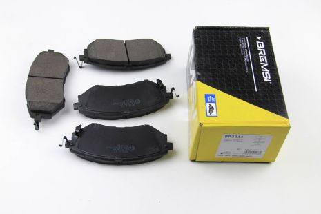 Колодки передні гальмівні Subaru Legacy IV/Outback 03-(akebono), Bremsi (BP3211)
