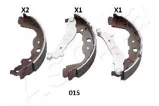 Колодки задні гальмівні Captur/Citan W415/Clio/Dokker/Duster (12-21), ASHIKA (5500015)
