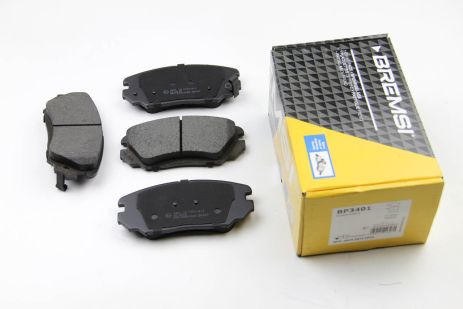 Колодки передние тормозные Hyundai Tucson 04-10 (mando) (131,5x60,2x17,5), Bremsi (BP3401)