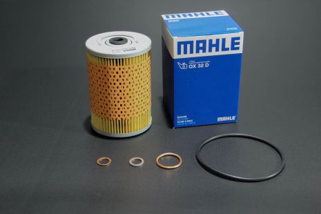 Фільтр мастила W123/126 2.5/4.3/5.0i, MAHLE (OX32D)