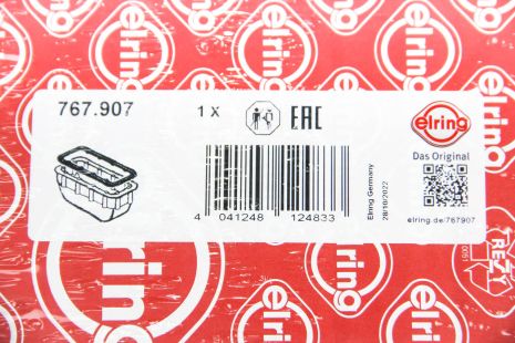 Прокладка масляного піддону AUDI 100,80, A6, A8 2,6-2,8, ELRING (767907)